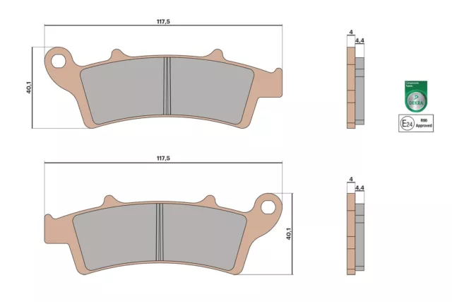 Malossi Front Brake Pads Synt Pour Atlantic - Arrecife 125 4T Lc