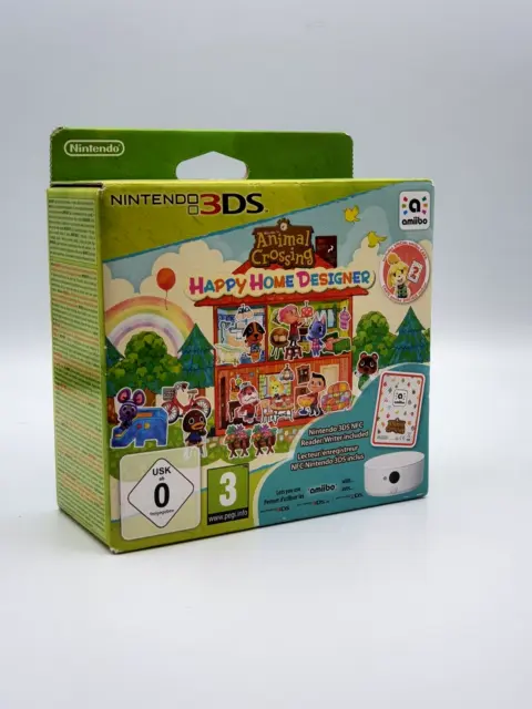 Animal Crossing Happy Home Designer + NFC Reader Nintendo 3DS XL | Brandneu