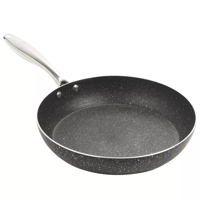 Pressed Aluminum Granite Coated Non Stick Frying Pans Induction Premium Cookware