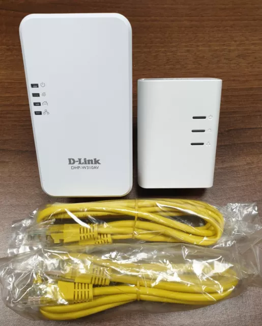 D-Link Powerline AV500 Wireless N Mini Starter Kit - DHP-W311AV Wi-Fi Hotspot!