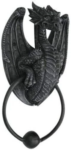 Pacific Giftware 7 Inch Dragon Gargoyle Bust Resin Door Knocker Statue Figurine