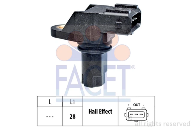FACET Sensore Albero motore Trasmettitore Impulsi Made in Italy - OE Equivalente 9.0349 A07