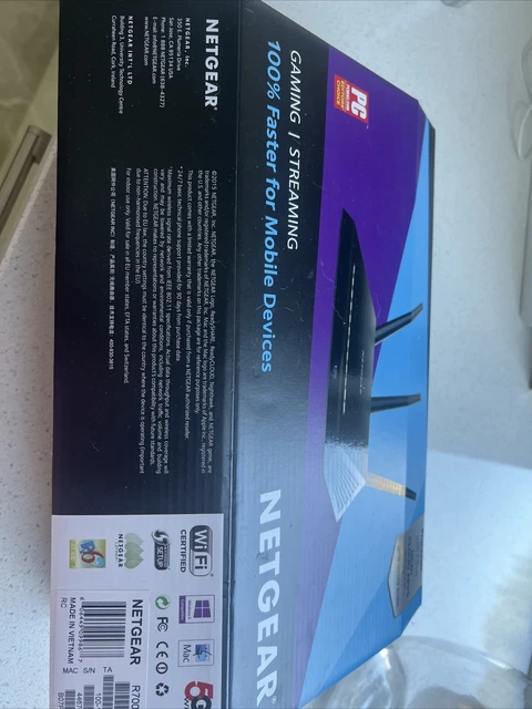 NETGEAR R7000-100PAS Nighthawk AC1900 1300 Mbps Wireless AC Router