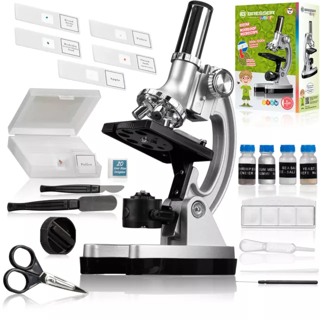 BRESSER JUNIOR Biotar 300-1200x Set Microscope (sans valise)