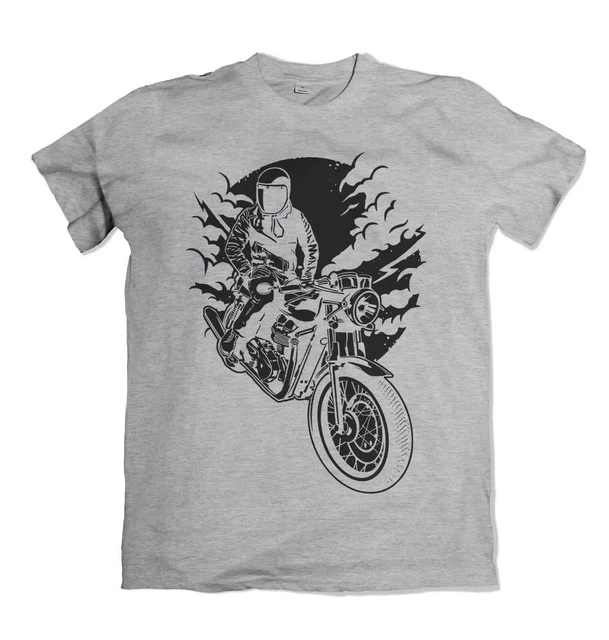 Night Rider mens t shirt motorcycle biker bike garage mechanic S-3XL