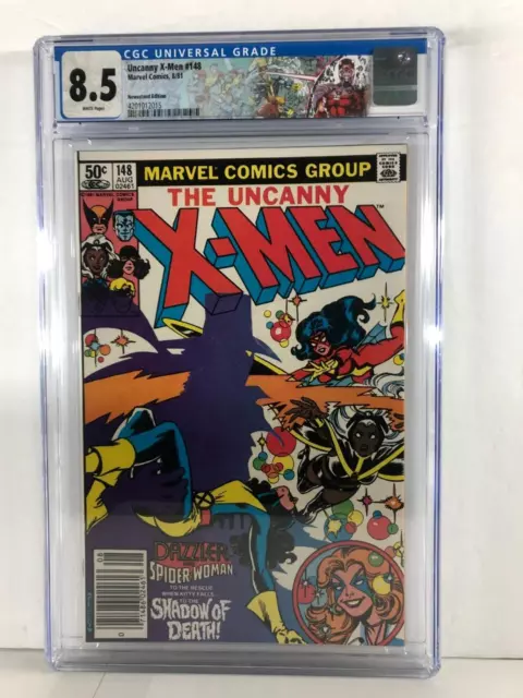 Uncanny X-Men 148 - NEWSSTAND - 1st Caliban App. - X-Men Label - CGC Graded 8.5