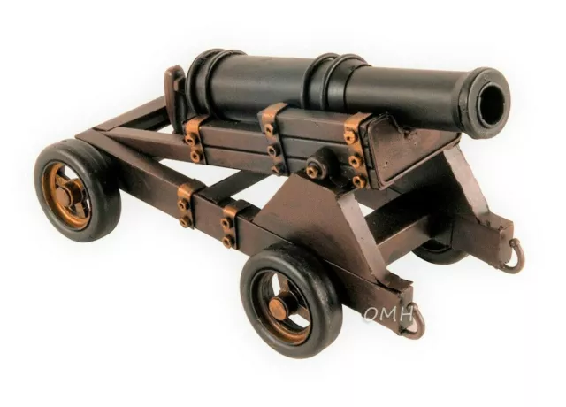 Sur Roues Grandeur Nature Artillery Cannon Metal Model 11" French Revolutionary