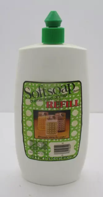 Recarga de jabón en grifo crema vintage 22 fl oz década de 1990 utilería de películas para televisión