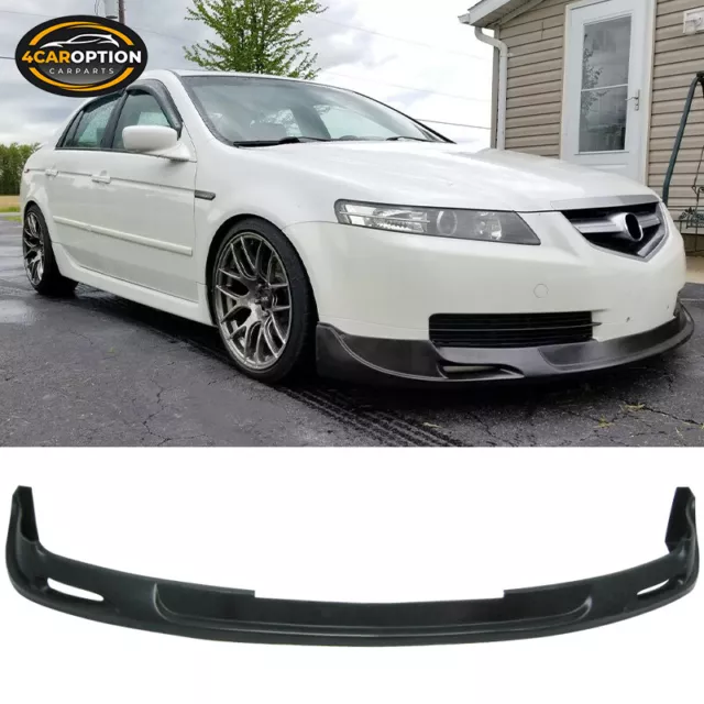 Fits 04-06 Acura TL Mugen Style PU Front Bumper Lip Spoiler Splitter