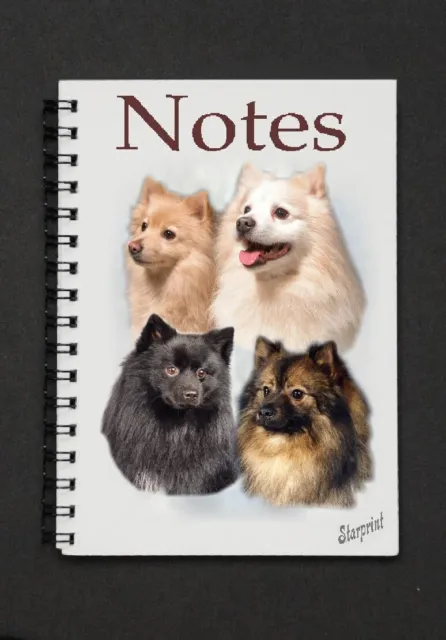 German Spitz Dog Notebook by Starprint G & D