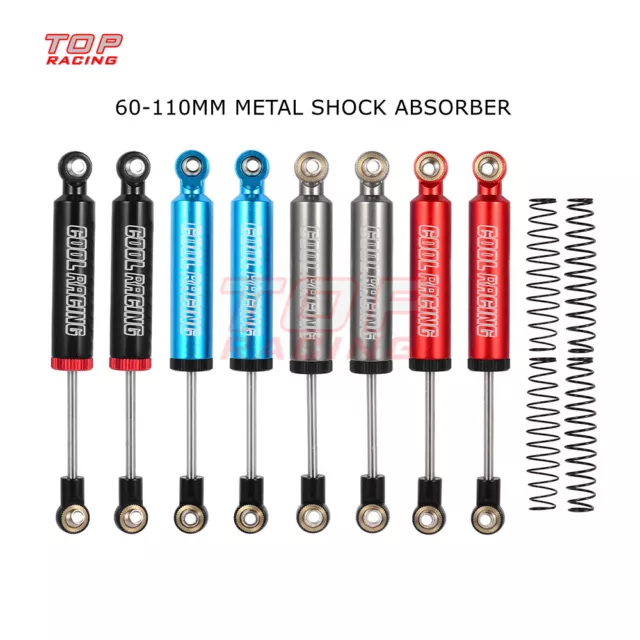 Rc 1/10 Truck Alloy 60-110Mm Oil Suspension Shocks Absorber Internal Dampers