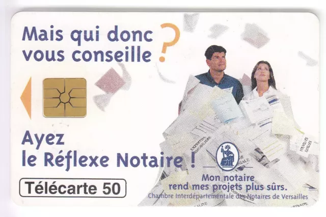 France Telecarte / Phonecard .. 50U F695A Gem1B Notaire Versailles S.005 C.9€