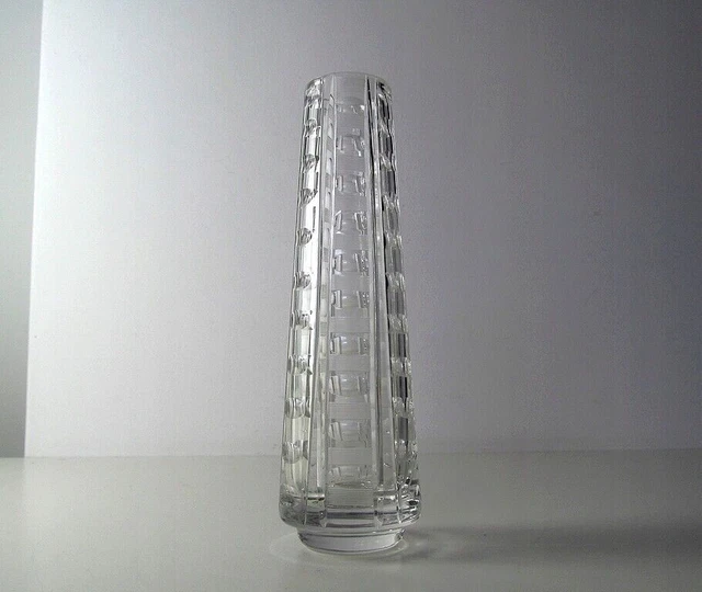 Bellissimo Vaso In Cristallo Tagliato, Anni '60