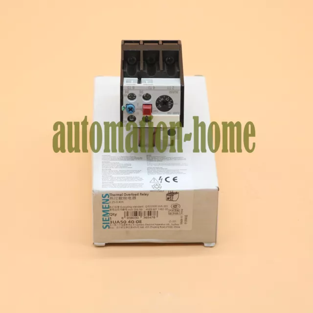NEW IN BOX Siemens Thermal overload relay 3UA5040-0E 0.25-0.40A FAST SHIP#XR