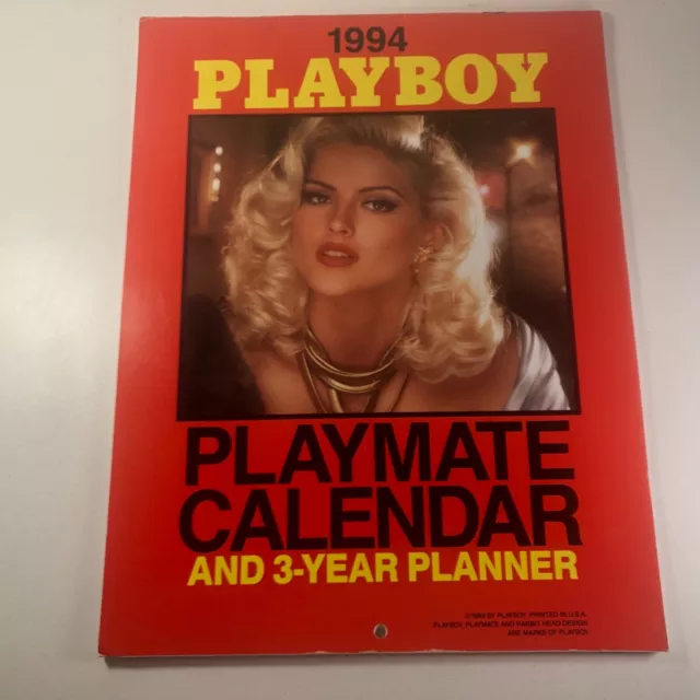 PLAYBOY PLAYMATE CALENDAR 1994 and 3Year Planner 19.97 PicClick