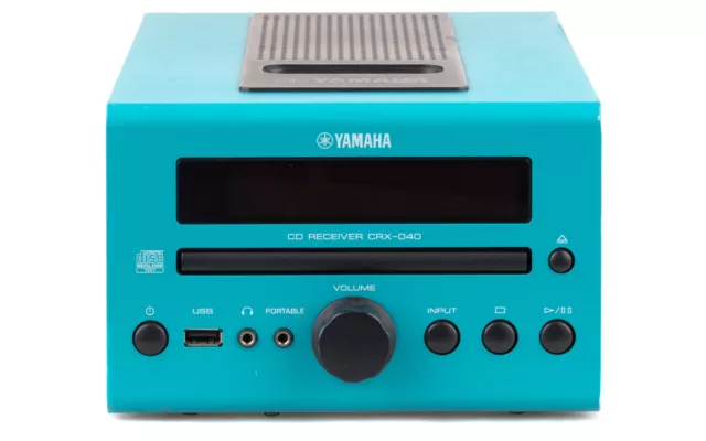 Yamaha CRX-040 CD Receiver türkis + FB / USB / gewartet 1 Jahr Garantie [4]
