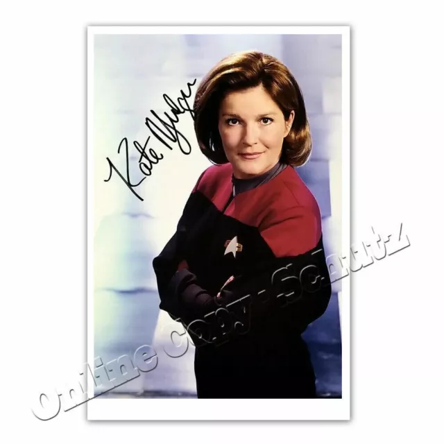 Kate Mulgrew als Janeway aus Star Trek: Raumschiff Voyager -  Autogrammfoto