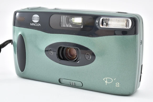 TESTED! [NEAR MINT] MINOLTA P's PS Point & Shoot Green 35mm Film