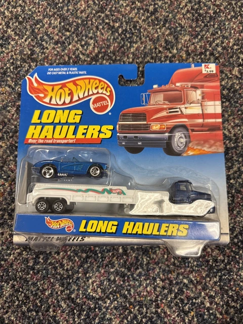Lot De 4 Hot Wheels 1999 Long Haulers Kmart – Corvette 58 & Chevy 57 + 2 – Échelle 1/64