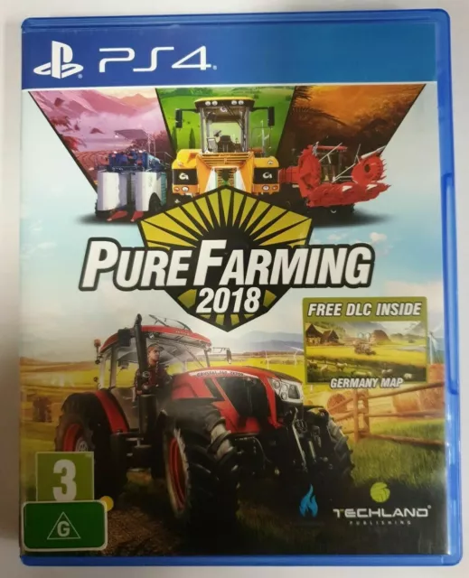 Pure Farming 2018 Sony Ps4 Playstation 4 Disc Game