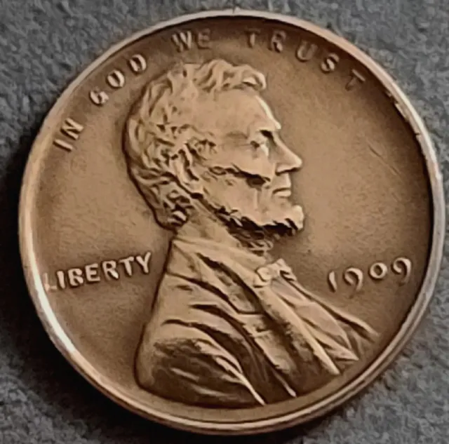 1909 VDB Lincoln Wheat Cent, Beautiful RB CENT FREE Shipping!!