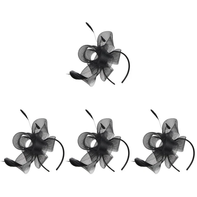 4x Fascinator Cappello Fascinator Donna Tea Party Cappello Tea Party Fascinator