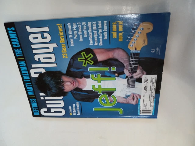 Guitar Player Magazine Jeff Beck Deftones Marty Friedman The Cramps Sept 2003 3