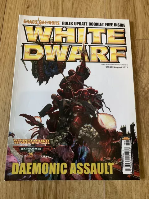 White Dwarf Issue #392 Warhammer Games Workshop Magazine August 2012