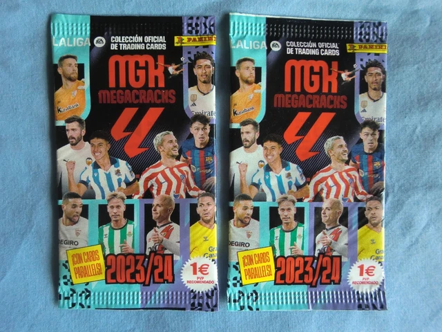 Lote de 2 sobres sin abrir MEGACRACKS MGK 23-24 2023-2024 precintados