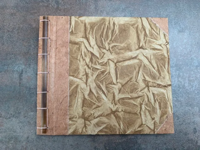 Hardback Lokta Paper Notebook / Photo Album 22.5cm by 20cm Handmade in Nepal