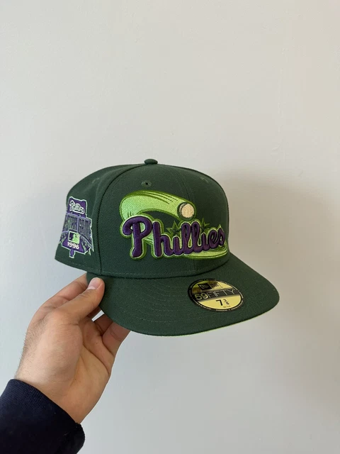 7 3/8 MyFitteds Harry Potter Philadelphia Phillies Green Purple New Era