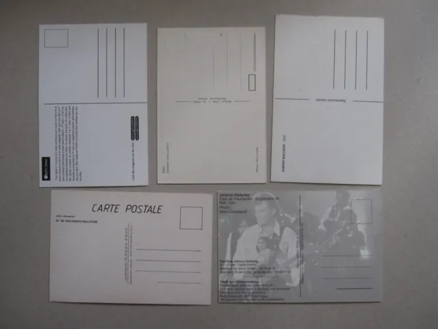 Cinq carte postale (Johnny Hallyday) 2