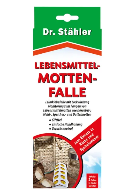 Dr.Stähler - Lebensmittel-motten-Fallen Giftfrei, Geruchsneutral