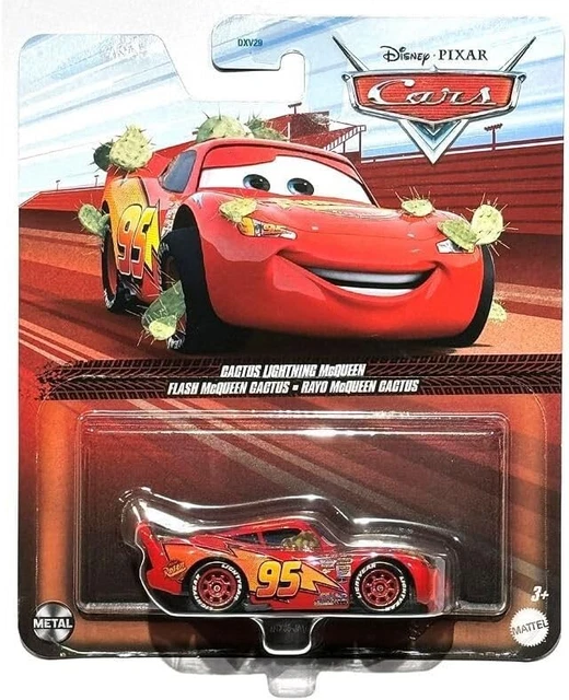 DISNEY PIXAR CARS Die Cast: Cactus Lightning McQueen *Rare* £9.50 ...