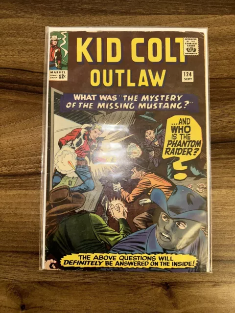 Kid Colt Outlaw #124 1965 Marvel Comic Book MO8-95