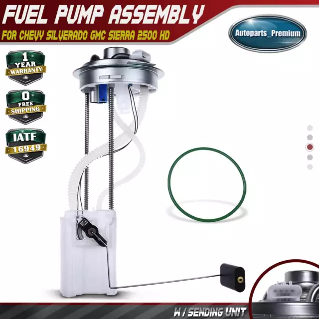 Fuel Pump Assembly w/Sending Unit for Chevy Silverado GMC Sierra 2500 HD V8 6.6L