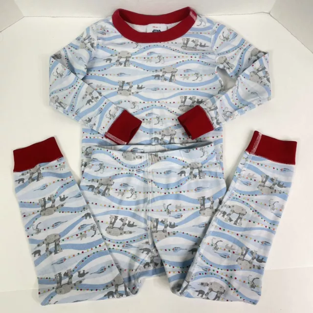 Hanna Andersson Star Wars Holiday Pajamas Set Size 100 100% Organic Cotton US 4