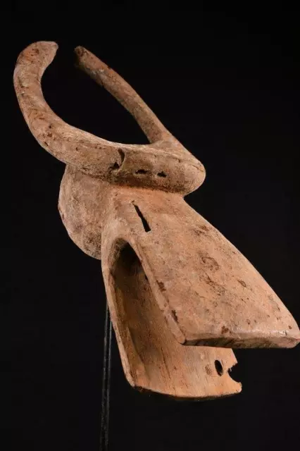 19284 African Old Mambila Helmet Mask/Helmet Mask Cameroon