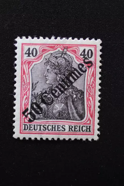 DEUTSCHE KOLONIEN DP IN DER TÜRKEI 50 C auf 40 Pf MI Nr. 51 UNGEBRAUCHT MIT FALZ