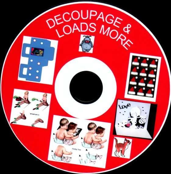 Dvd Decoupage Con 30.000 + Imágenes + Cargas Extra