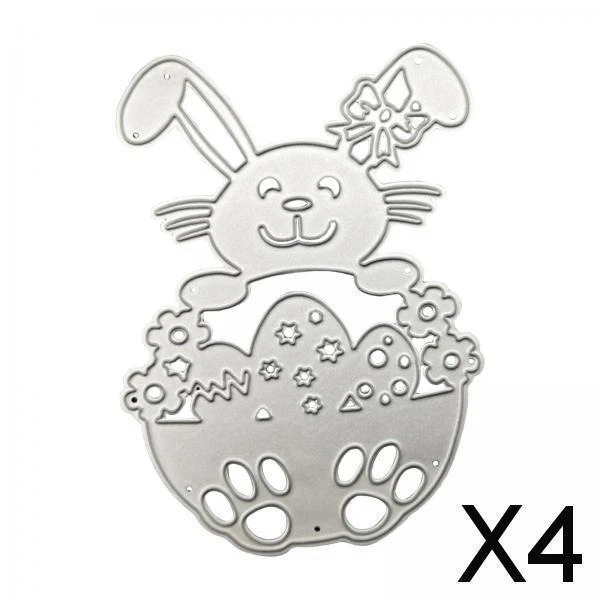 Big Shot Matrice De Découpe Scrapbooking Lapin De Pâques - Set Dies Métal Pour Pâques Et Créations Artisanales