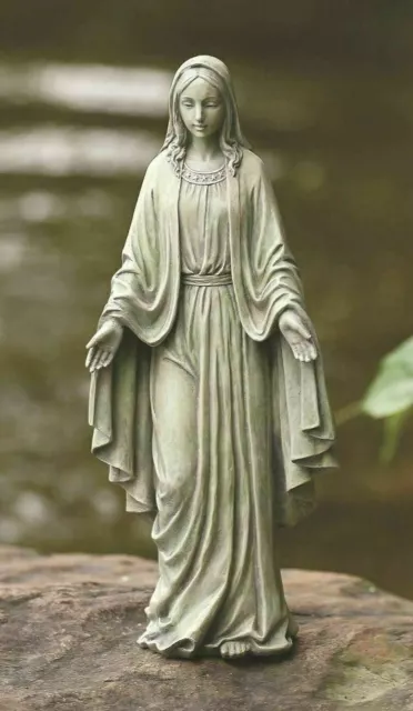 Our Lady of Grace Outdoor Garden Statue 12" Mary Madonna