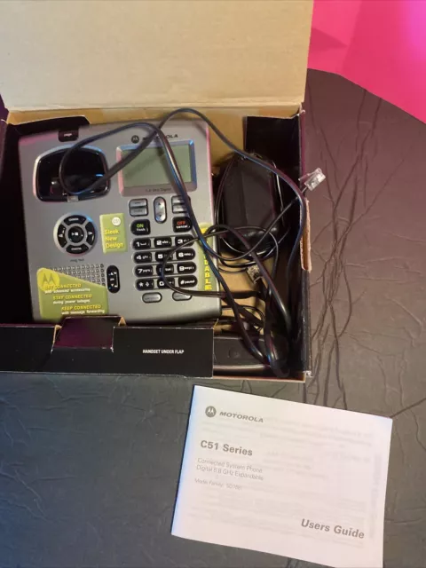 Motorola C51 Phone System SD7581 In Original Box NOB