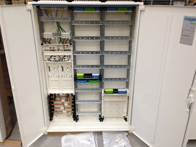 HAGER ZÄHLERSCHRANK 2X eHZ Zählerfeld + 2x Verteiler + APZ, ZB33S und ...