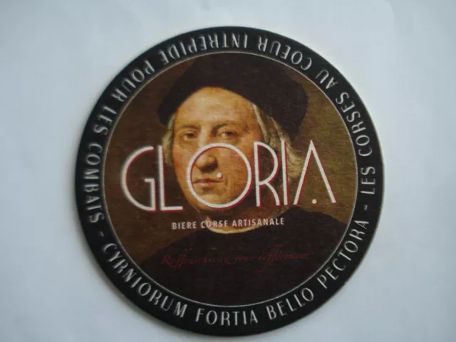 SOUS BOCK  BIERE    CORSE   GLORIA   recto/verso