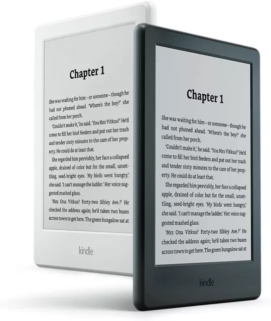 Amazon Kindle Paperwhite Back Lit 6" 7th Generation  eReader Tablet  Ads Black