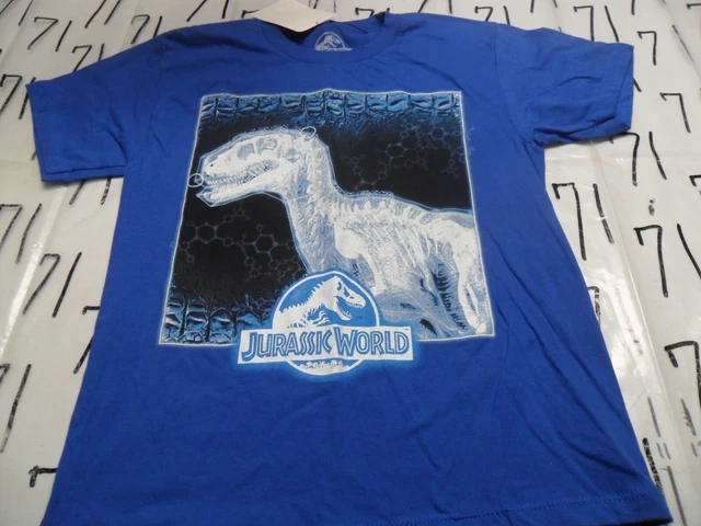 Small NWOT Jurassic Park Glow In The Dark Damaged  Shirt