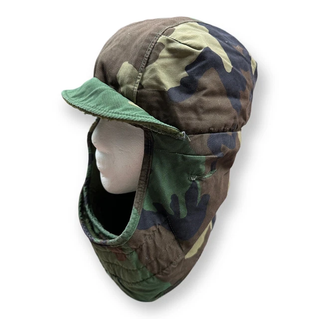 ATLAS HEADWEAR CAMOUFLAGE Cold Weather Insulating Helmet Liner Cap Size