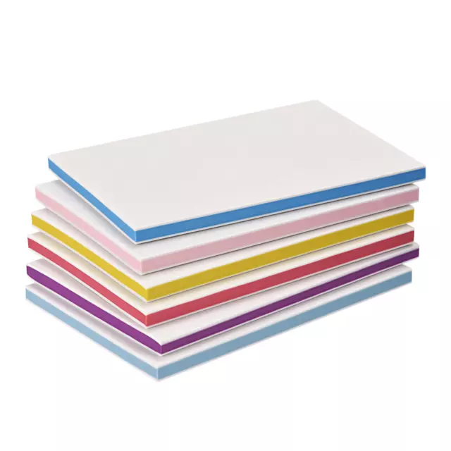 Caoutchouc Sculpture Blocs Tampon Doux Caoutchouc Multicolore pour Gravure Set 6