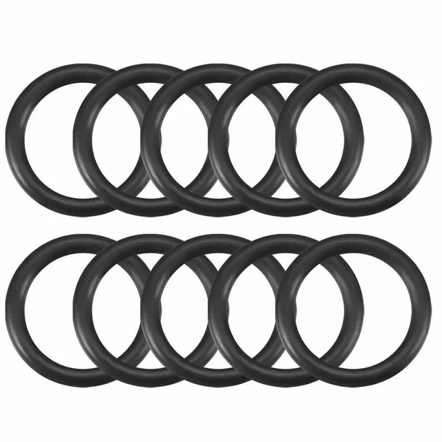 10 Pcs Black Rubber Oil Seal O Ring Sealing Washer 10mm x 1.8mm ✦KD